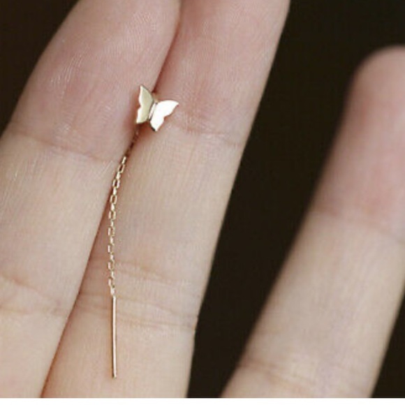 New 925 Sterling silver/18k gold plated earrings - Picture 2 of 8